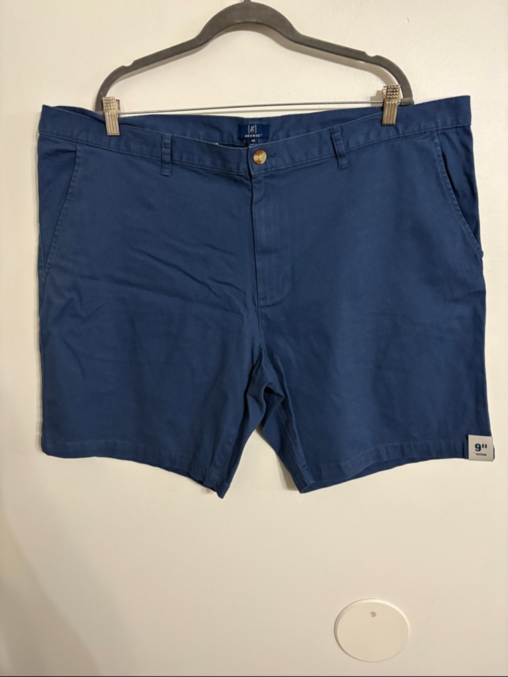 NWT men’s George flat front Blue Water shorts SIZE 46